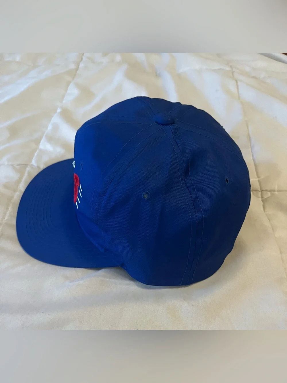 Vintage Youngan NFL Blue Buffalo Bills Logo Snapback Hat